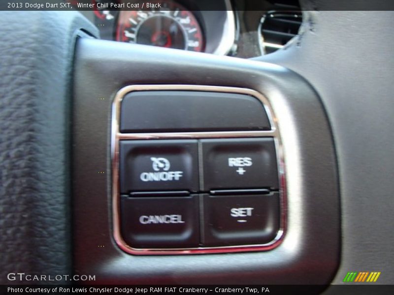 Winter Chill Pearl Coat / Black 2013 Dodge Dart SXT
