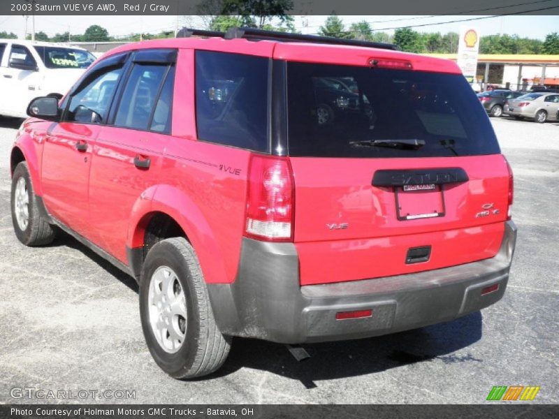 Red / Gray 2003 Saturn VUE V6 AWD