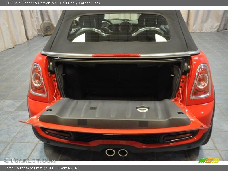 Chili Red / Carbon Black 2013 Mini Cooper S Convertible