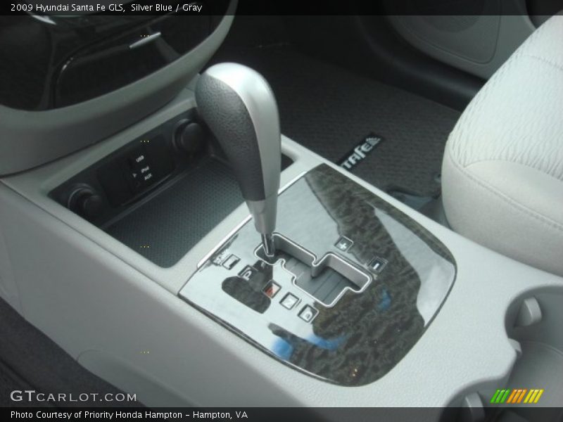 Silver Blue / Gray 2009 Hyundai Santa Fe GLS