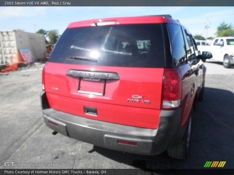 Red / Gray 2003 Saturn VUE V6 AWD