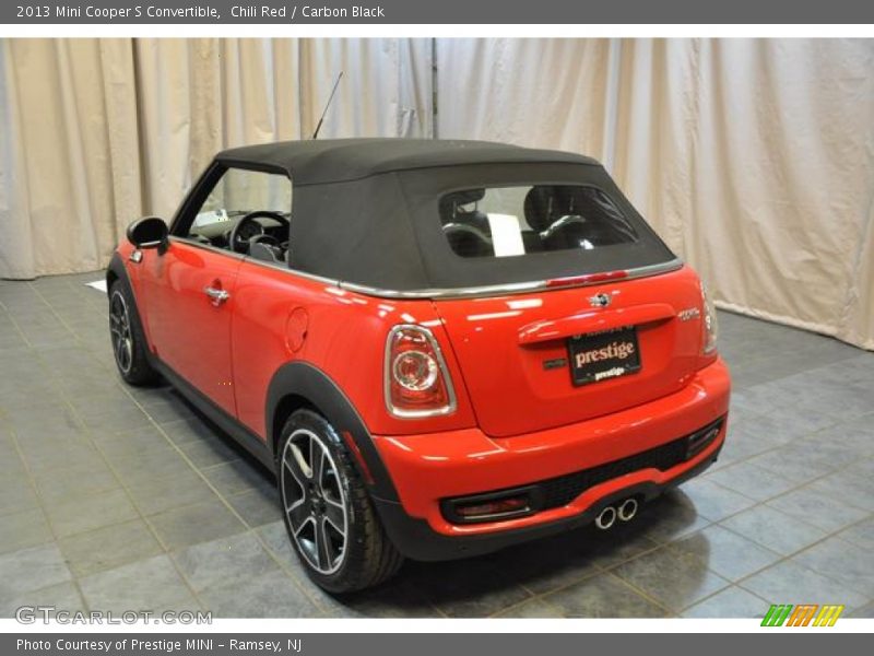 Chili Red / Carbon Black 2013 Mini Cooper S Convertible