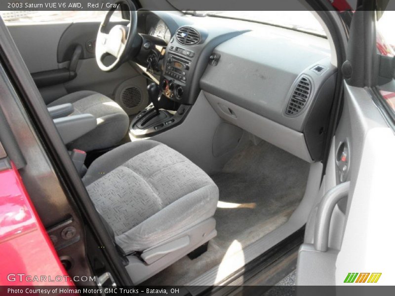 Red / Gray 2003 Saturn VUE V6 AWD