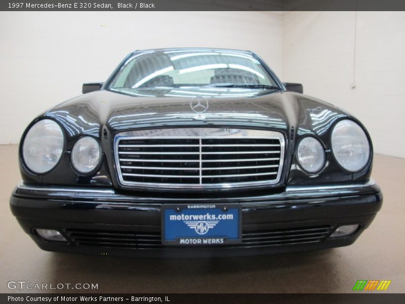 Black / Black 1997 Mercedes-Benz E 320 Sedan