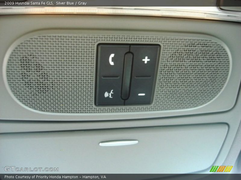 Silver Blue / Gray 2009 Hyundai Santa Fe GLS