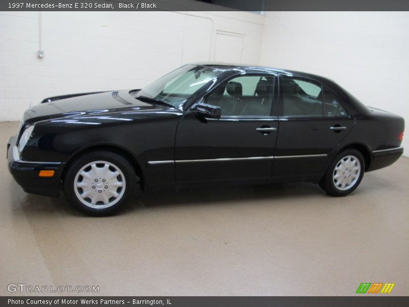 Black / Black 1997 Mercedes-Benz E 320 Sedan