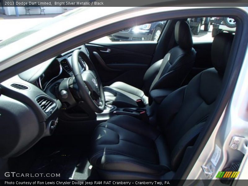 Bright Silver Metallic / Black 2013 Dodge Dart Limited