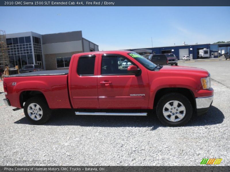 Fire Red / Ebony 2010 GMC Sierra 1500 SLT Extended Cab 4x4