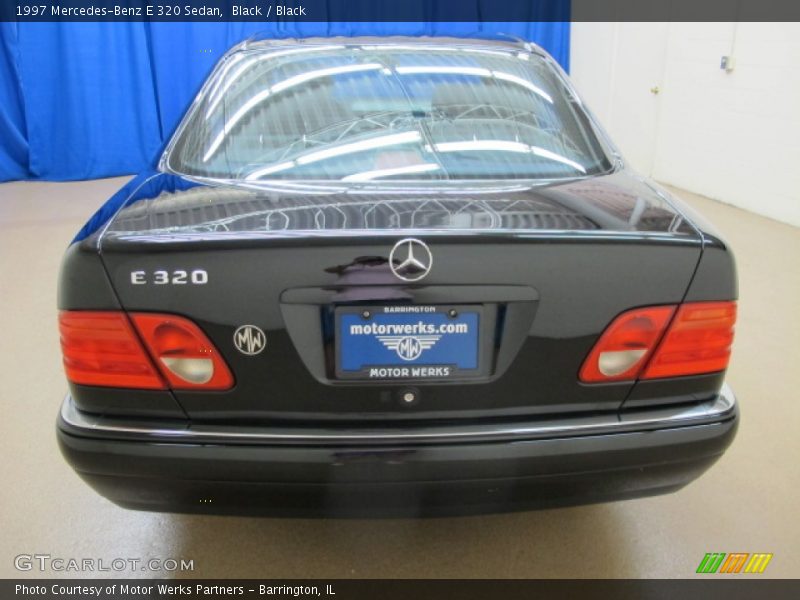 Black / Black 1997 Mercedes-Benz E 320 Sedan