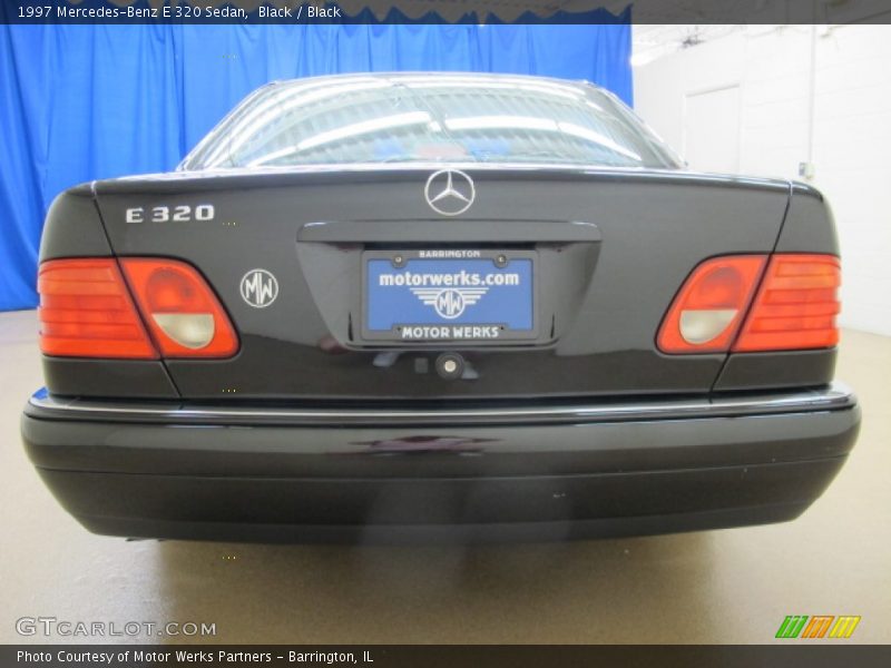 Black / Black 1997 Mercedes-Benz E 320 Sedan