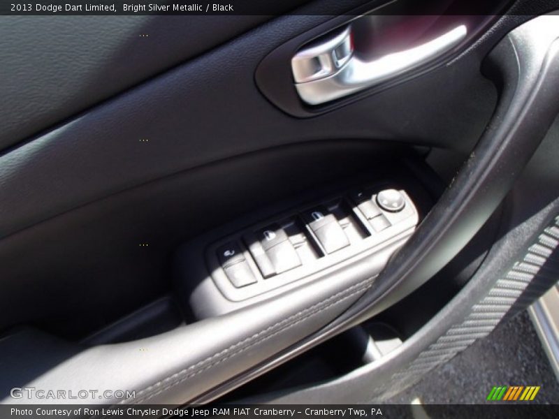 Bright Silver Metallic / Black 2013 Dodge Dart Limited