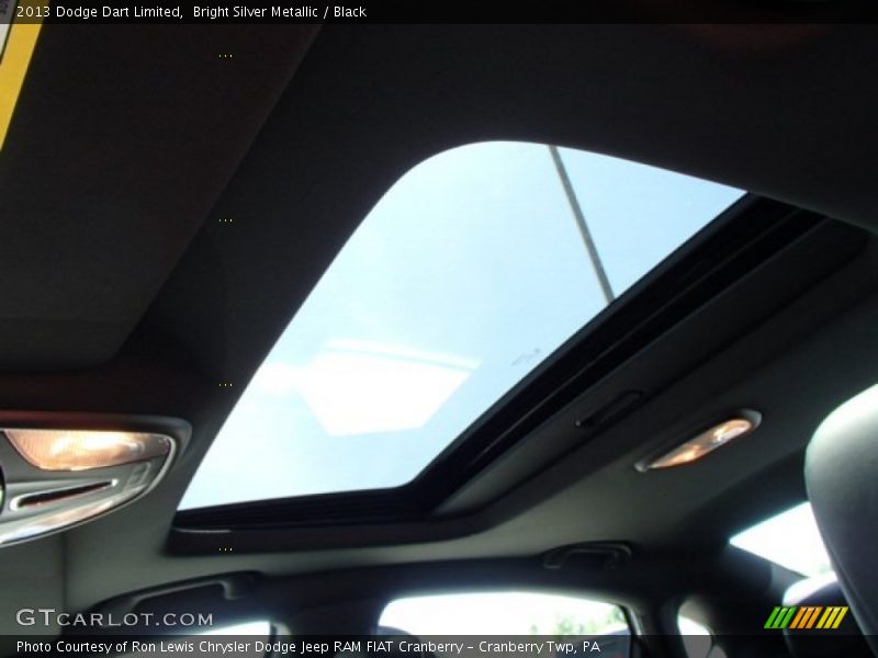 Bright Silver Metallic / Black 2013 Dodge Dart Limited