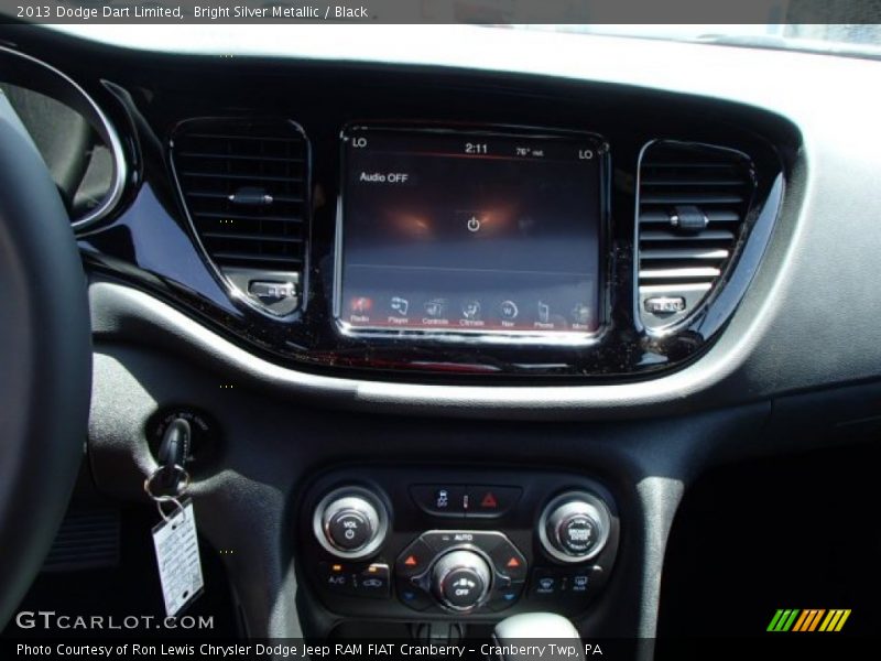 Bright Silver Metallic / Black 2013 Dodge Dart Limited