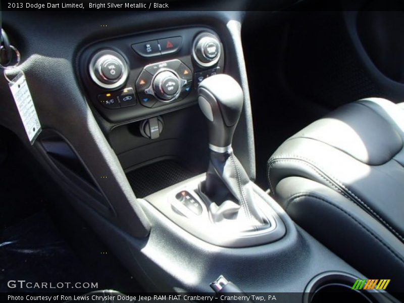 Bright Silver Metallic / Black 2013 Dodge Dart Limited