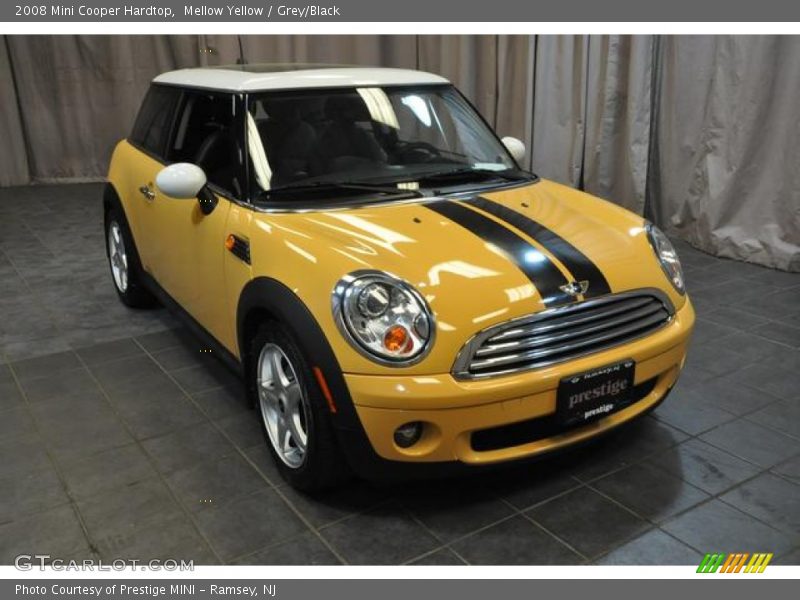 Mellow Yellow / Grey/Black 2008 Mini Cooper Hardtop