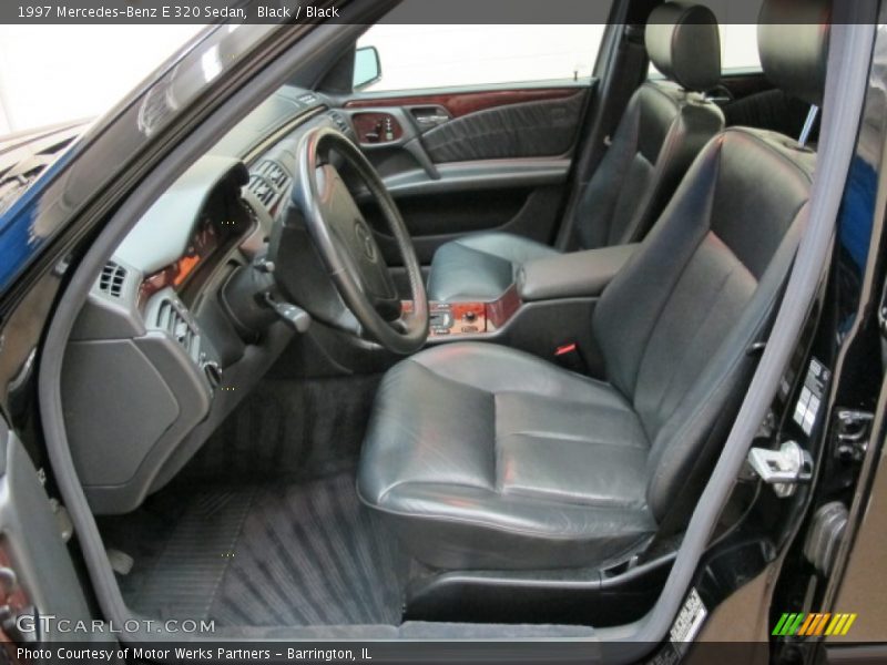 Black / Black 1997 Mercedes-Benz E 320 Sedan