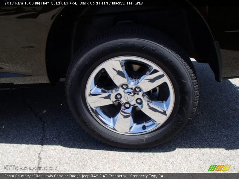 Black Gold Pearl / Black/Diesel Gray 2013 Ram 1500 Big Horn Quad Cab 4x4