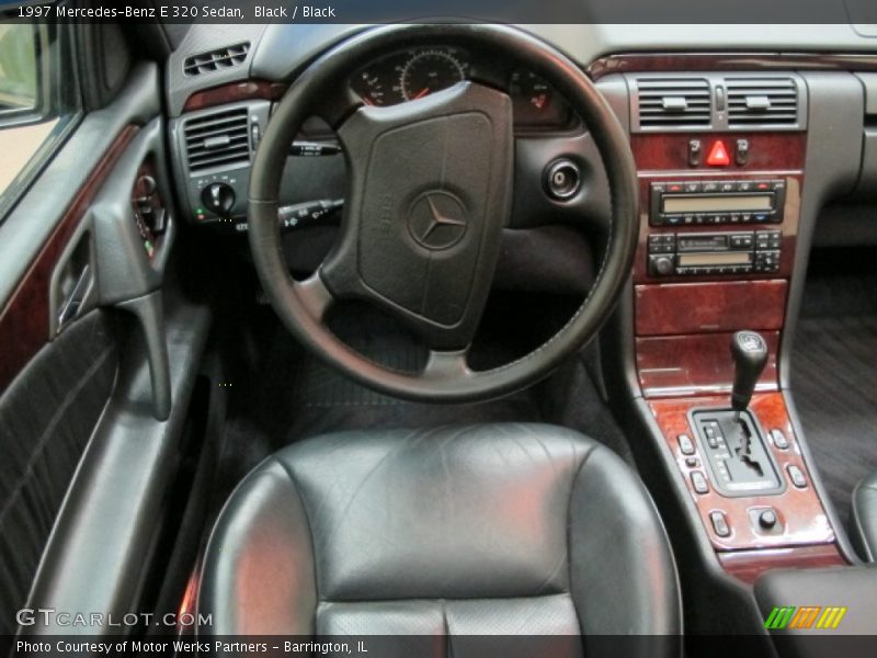 Black / Black 1997 Mercedes-Benz E 320 Sedan