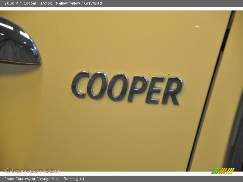 Mellow Yellow / Grey/Black 2008 Mini Cooper Hardtop