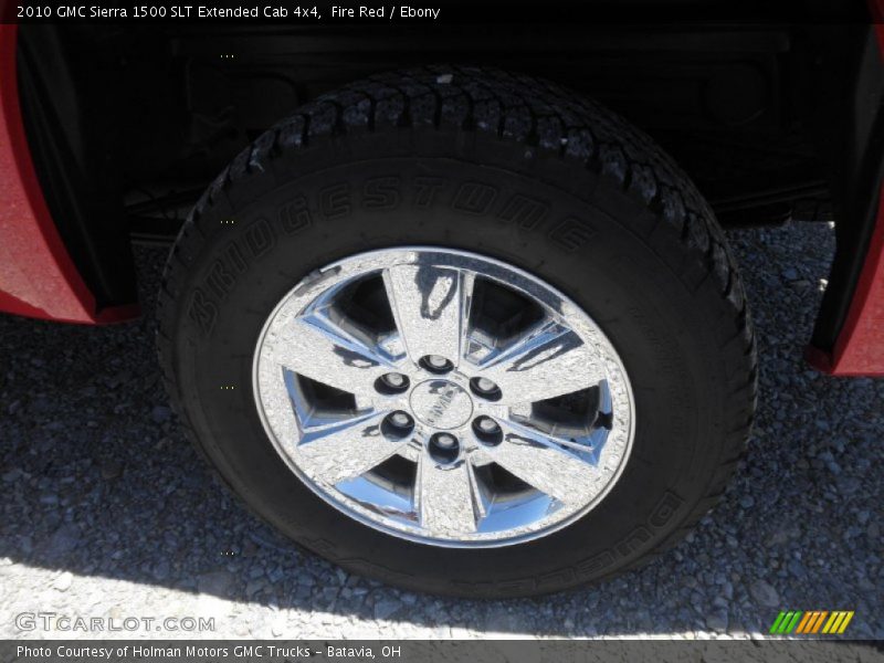 Fire Red / Ebony 2010 GMC Sierra 1500 SLT Extended Cab 4x4
