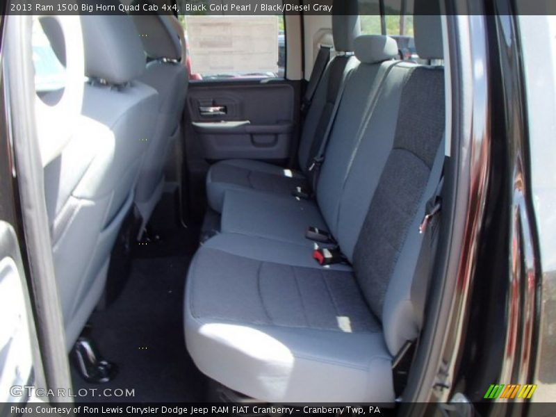 Black Gold Pearl / Black/Diesel Gray 2013 Ram 1500 Big Horn Quad Cab 4x4