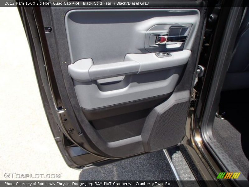 Black Gold Pearl / Black/Diesel Gray 2013 Ram 1500 Big Horn Quad Cab 4x4
