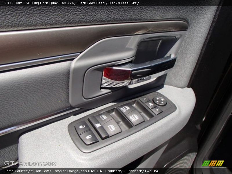 Black Gold Pearl / Black/Diesel Gray 2013 Ram 1500 Big Horn Quad Cab 4x4