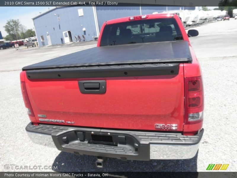 Fire Red / Ebony 2010 GMC Sierra 1500 SLT Extended Cab 4x4