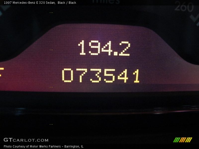 Black / Black 1997 Mercedes-Benz E 320 Sedan