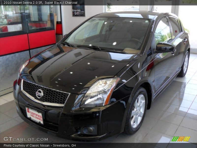 Super Black / Charcoal 2010 Nissan Sentra 2.0 SR