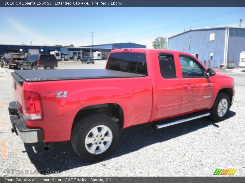 Fire Red / Ebony 2010 GMC Sierra 1500 SLT Extended Cab 4x4