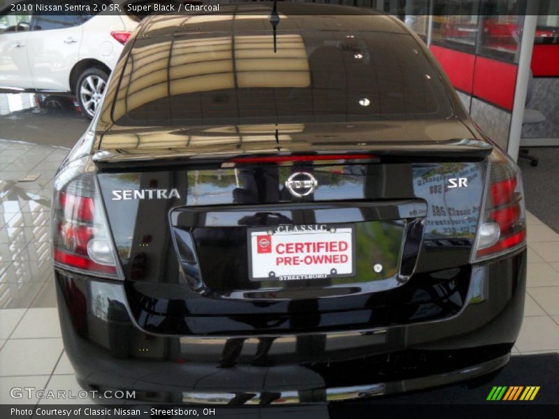 Super Black / Charcoal 2010 Nissan Sentra 2.0 SR