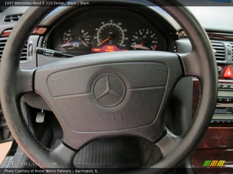 Black / Black 1997 Mercedes-Benz E 320 Sedan