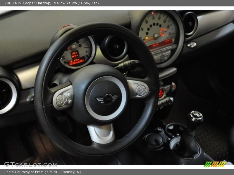 Mellow Yellow / Grey/Black 2008 Mini Cooper Hardtop