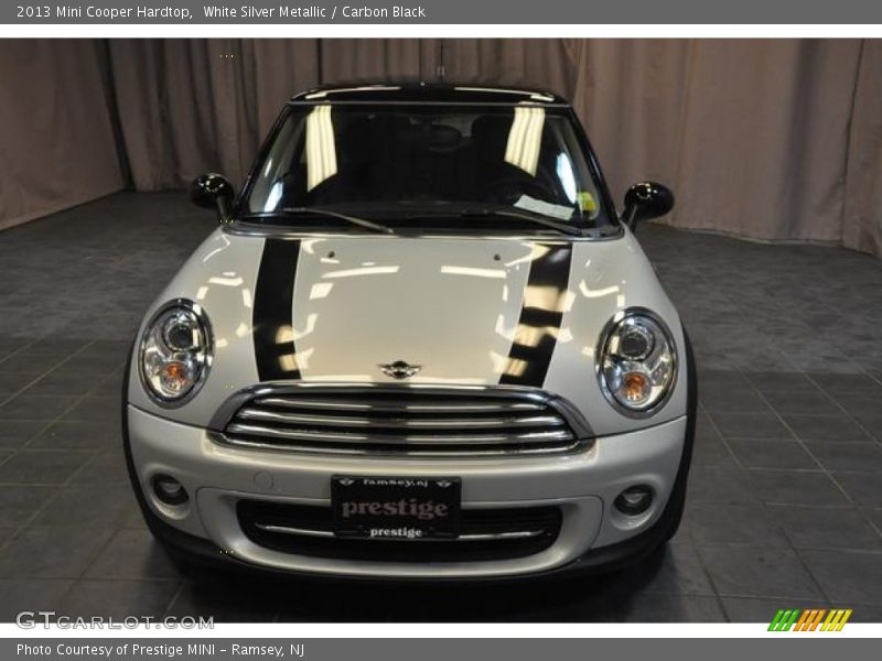 White Silver Metallic / Carbon Black 2013 Mini Cooper Hardtop