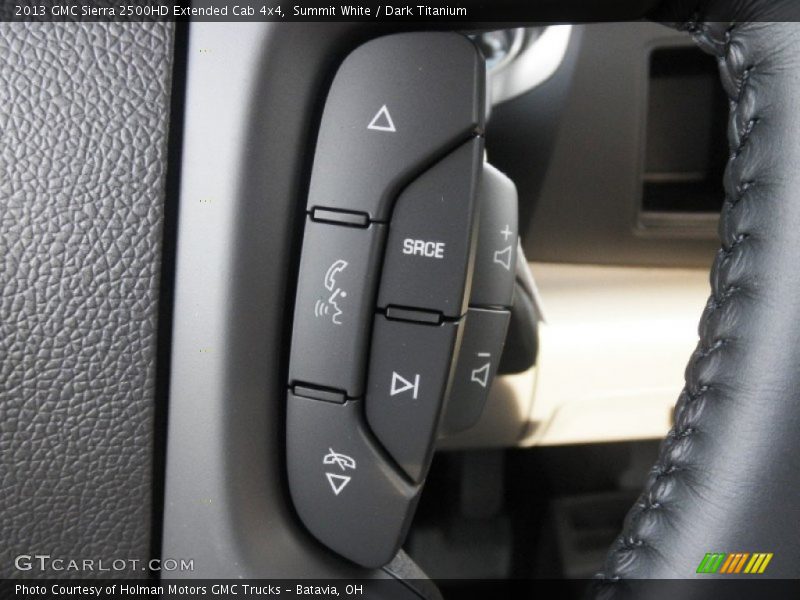 Summit White / Dark Titanium 2013 GMC Sierra 2500HD Extended Cab 4x4