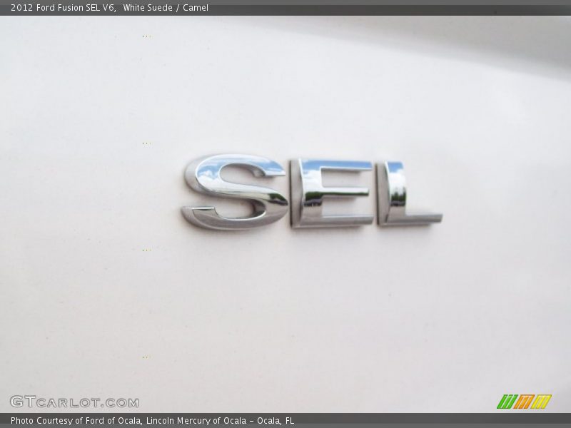 White Suede / Camel 2012 Ford Fusion SEL V6