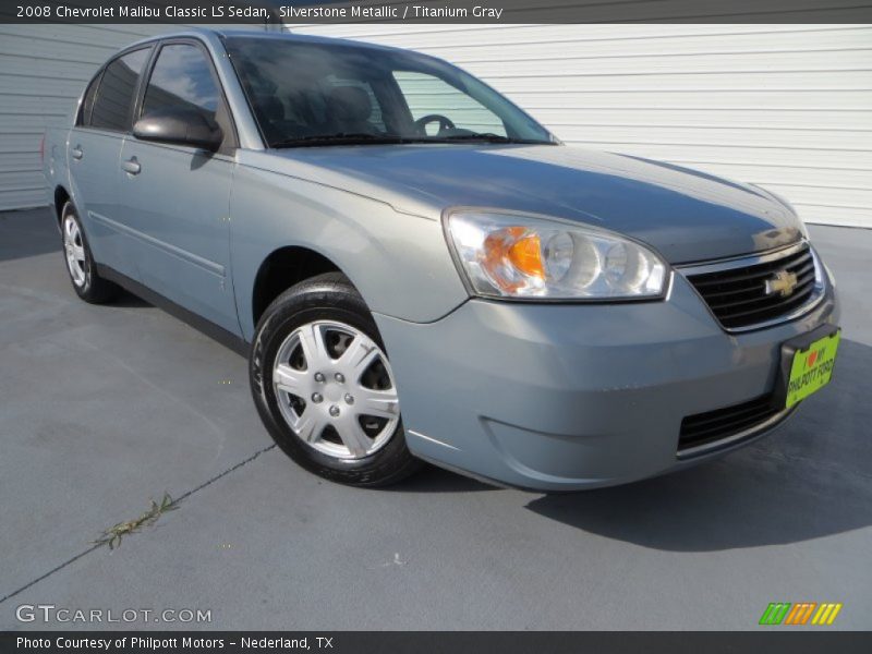 Silverstone Metallic / Titanium Gray 2008 Chevrolet Malibu Classic LS Sedan