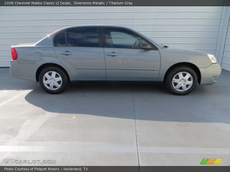 Silverstone Metallic / Titanium Gray 2008 Chevrolet Malibu Classic LS Sedan