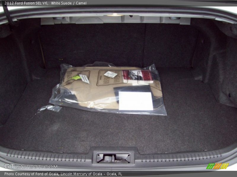 White Suede / Camel 2012 Ford Fusion SEL V6