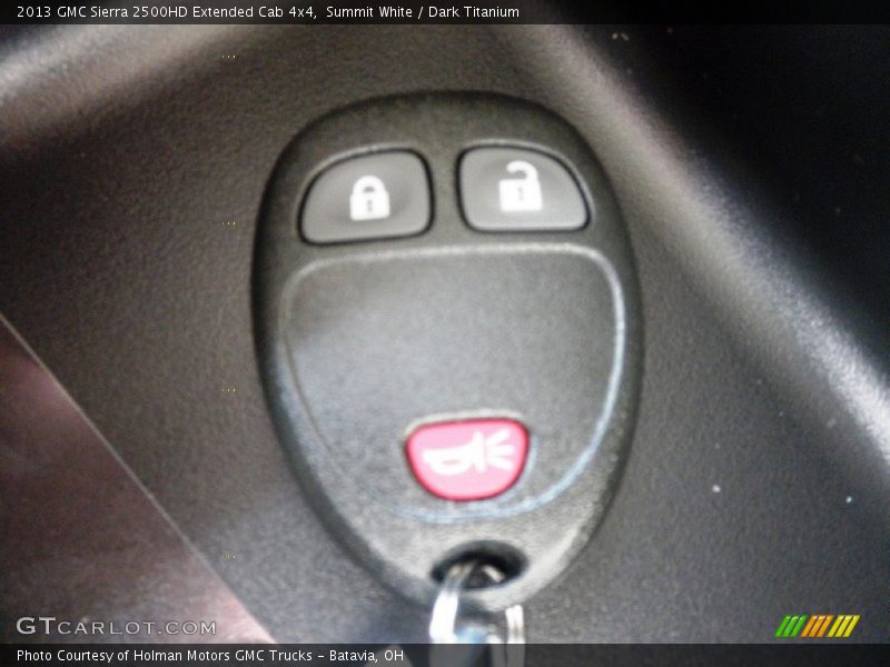 Summit White / Dark Titanium 2013 GMC Sierra 2500HD Extended Cab 4x4