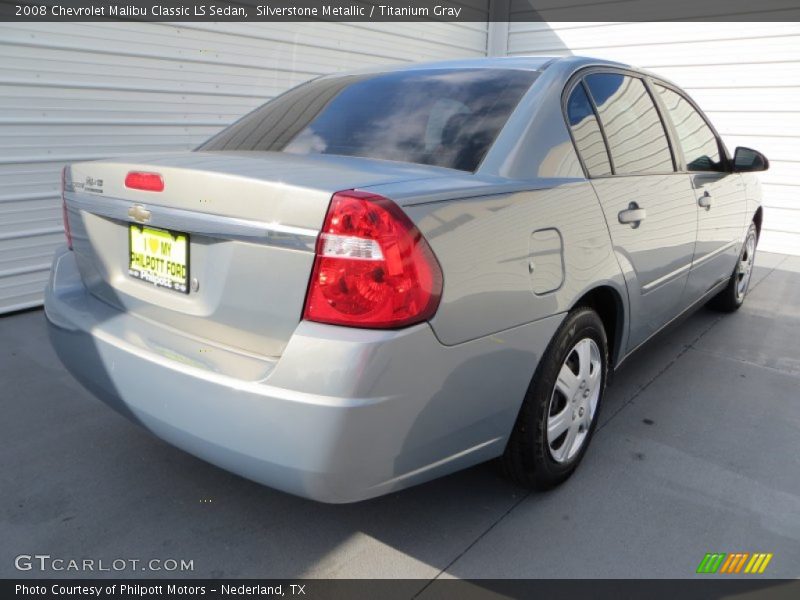 Silverstone Metallic / Titanium Gray 2008 Chevrolet Malibu Classic LS Sedan