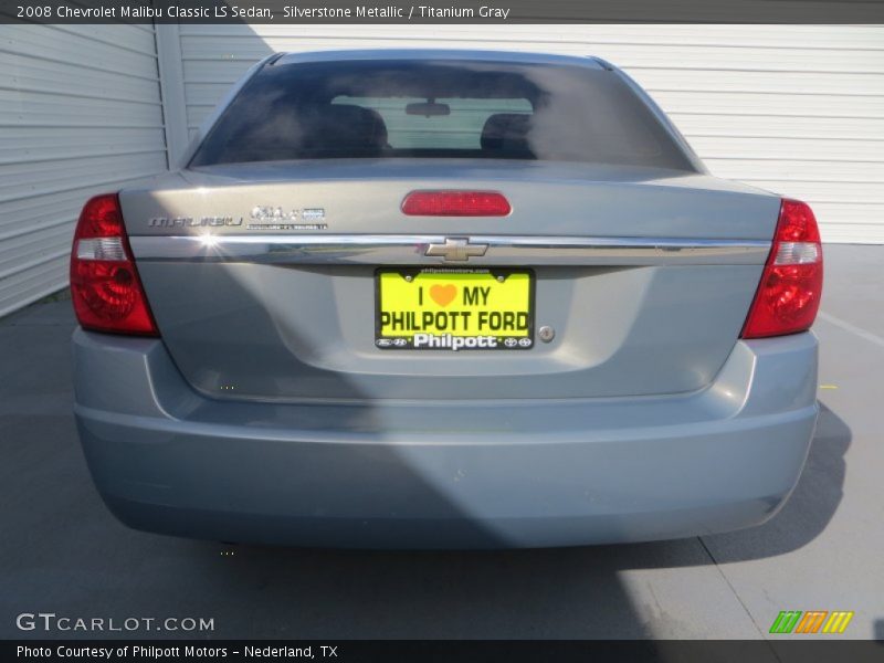 Silverstone Metallic / Titanium Gray 2008 Chevrolet Malibu Classic LS Sedan