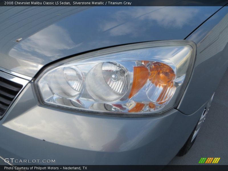Silverstone Metallic / Titanium Gray 2008 Chevrolet Malibu Classic LS Sedan