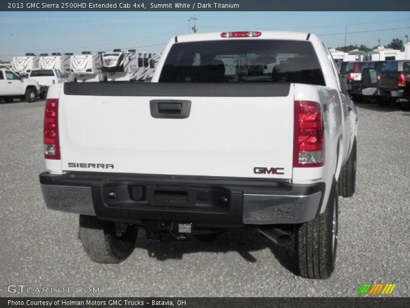 Summit White / Dark Titanium 2013 GMC Sierra 2500HD Extended Cab 4x4