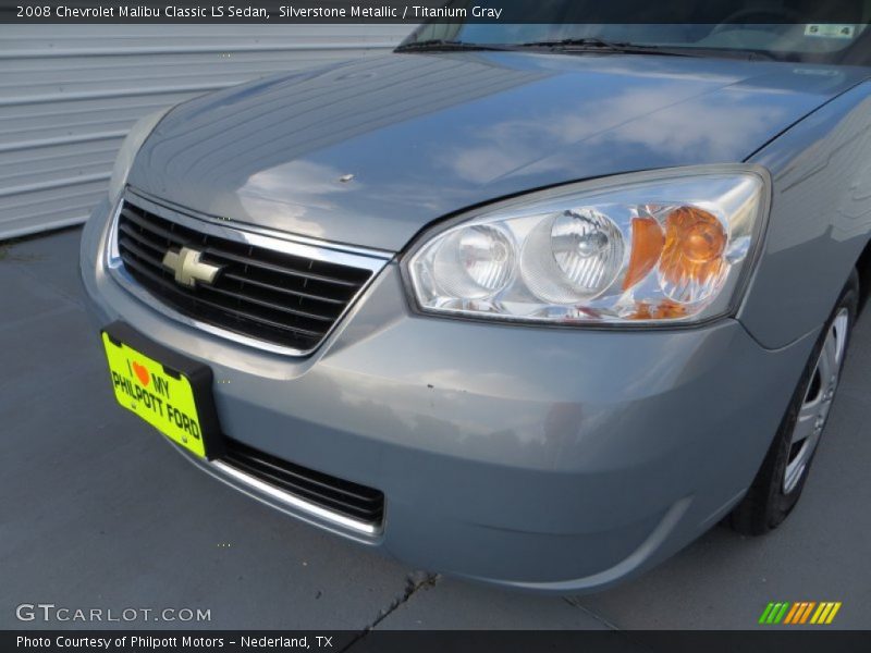 Silverstone Metallic / Titanium Gray 2008 Chevrolet Malibu Classic LS Sedan