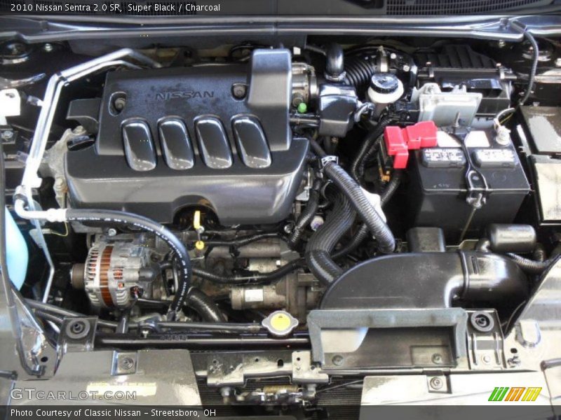 Super Black / Charcoal 2010 Nissan Sentra 2.0 SR
