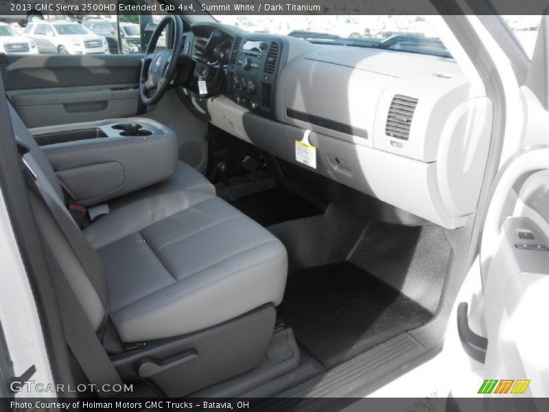 Summit White / Dark Titanium 2013 GMC Sierra 2500HD Extended Cab 4x4