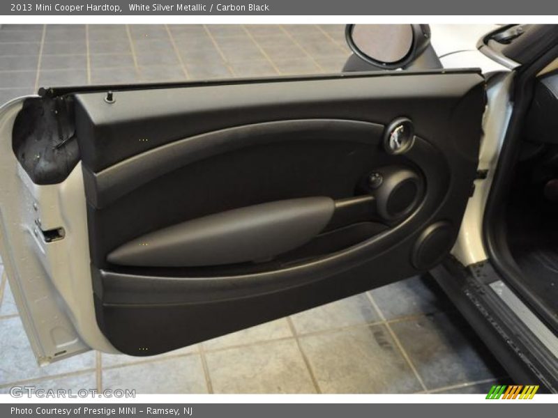 White Silver Metallic / Carbon Black 2013 Mini Cooper Hardtop