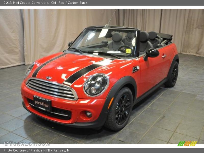 Chili Red / Carbon Black 2013 Mini Cooper Convertible